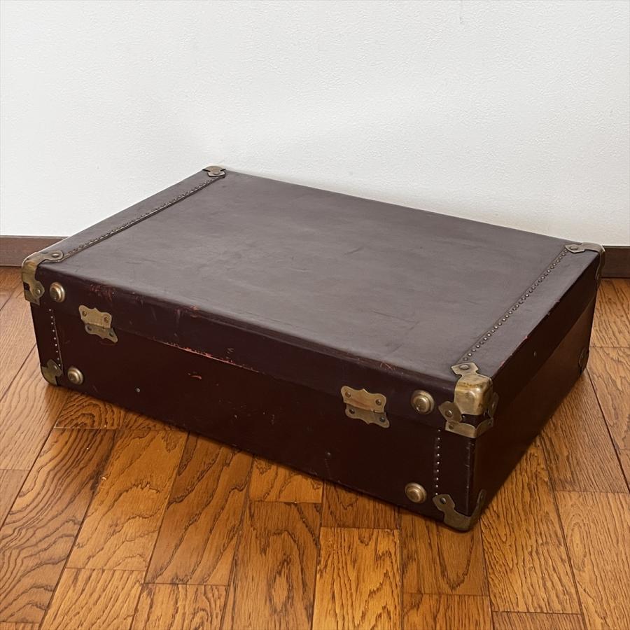 ヴィンテージ 昭和レトロ トランク スーツケース カギ無 : SK STORE