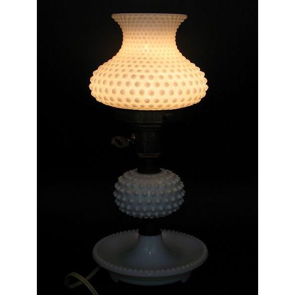 専用）フェントン 大きなランプシェード アンティーク スタンドセット