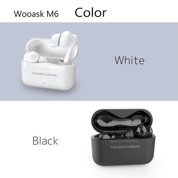 ランキング1位 翻訳機 イヤホン 翻訳イヤホン Wooask M6 ウーアスク