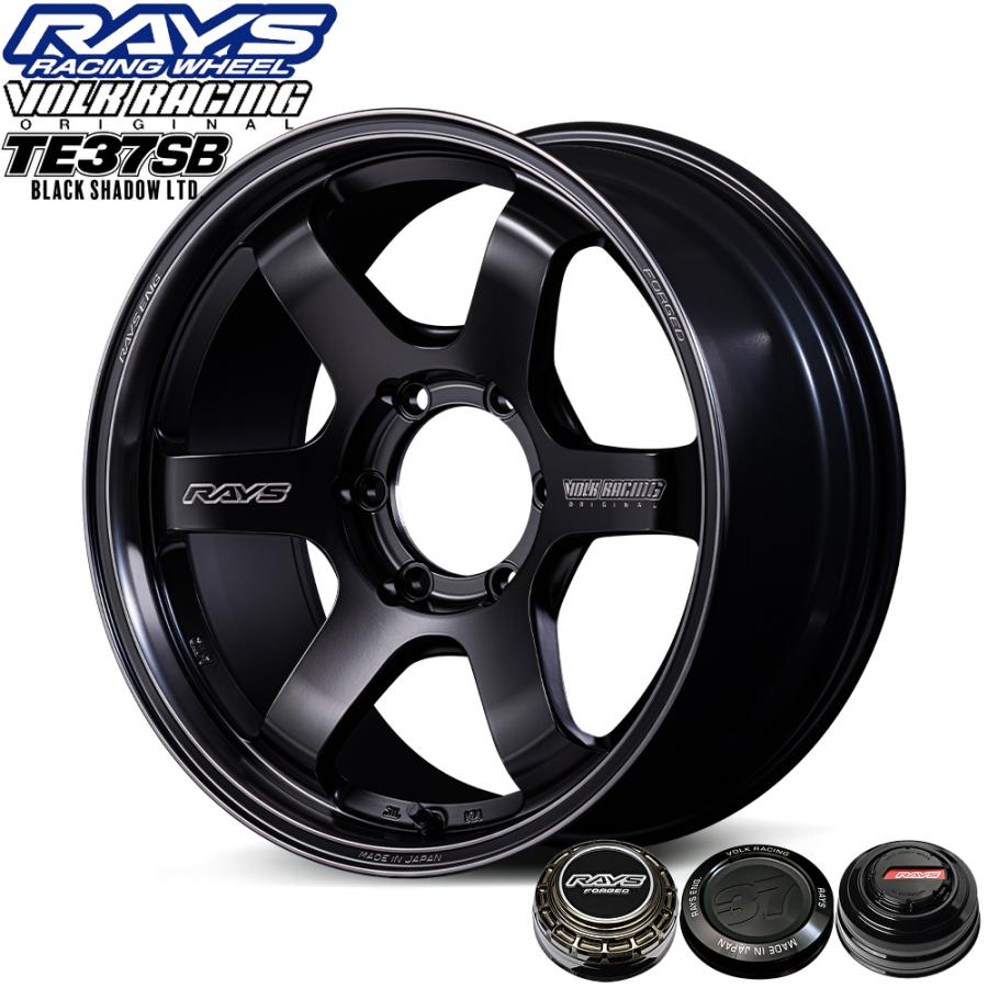 RAYS［レイズ］ボルクレーシングTE37SBブラックシャドーLTD.18インチ