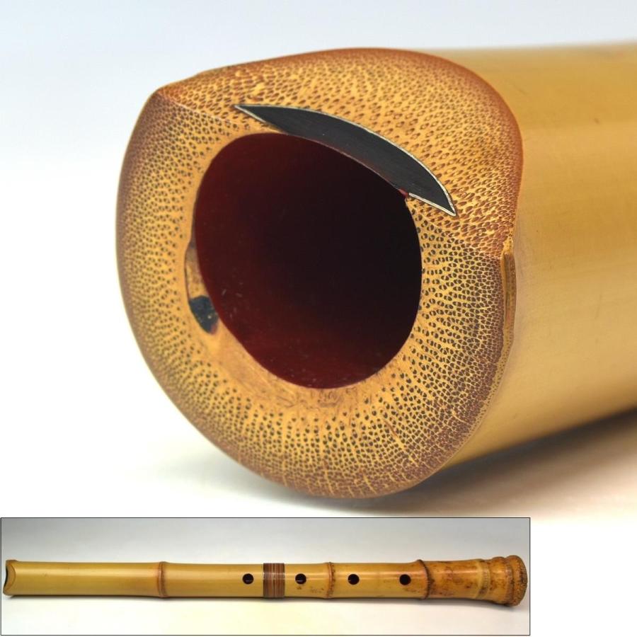 219 尺八本体 ニ尺一寸管 珍しい地無し延管 竹製 5