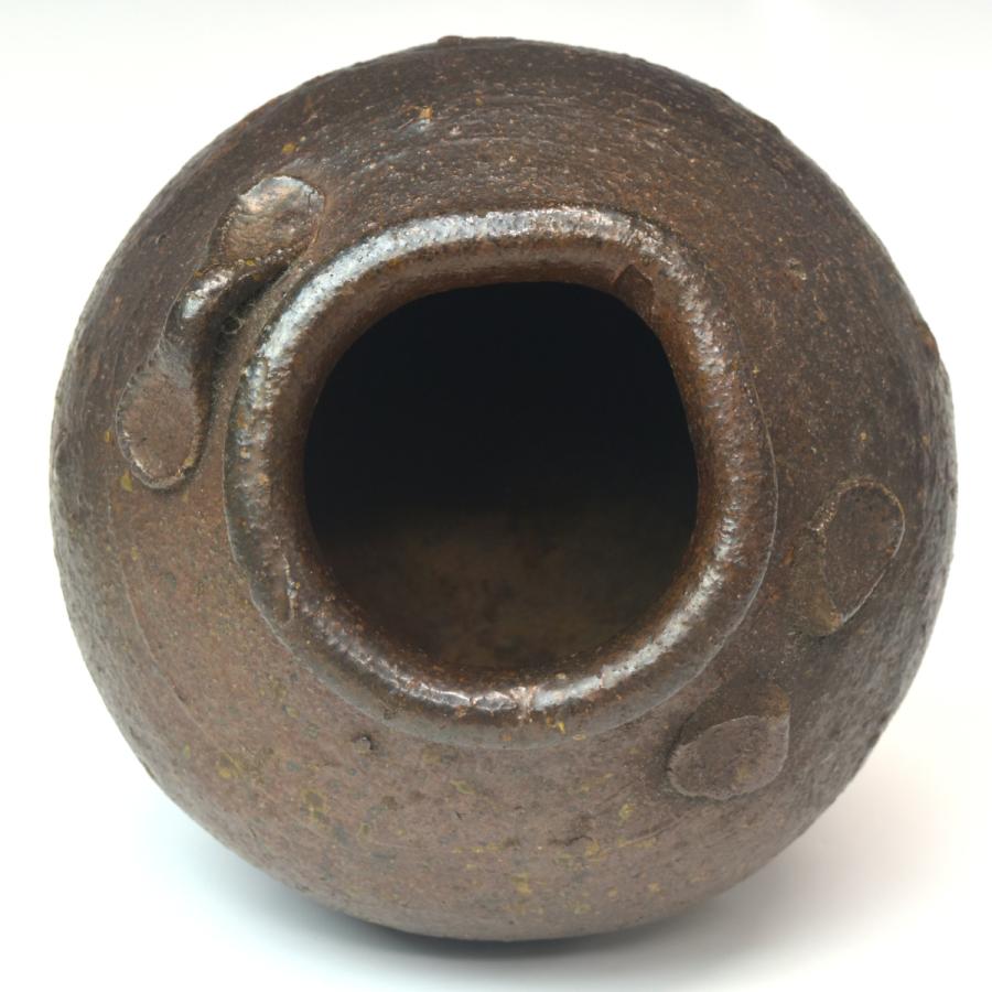 江戸期 古備前 焼締 小壺 お歯黒壺 江戸期 古備前 焼締 小壺 お歯黒壺