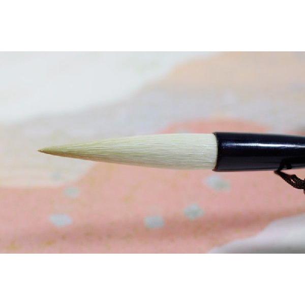 書道筆 中 太筆 四号 雅(羊毛) 【大阪 朱陽堂謹製】 : 筆匠 朱陽堂