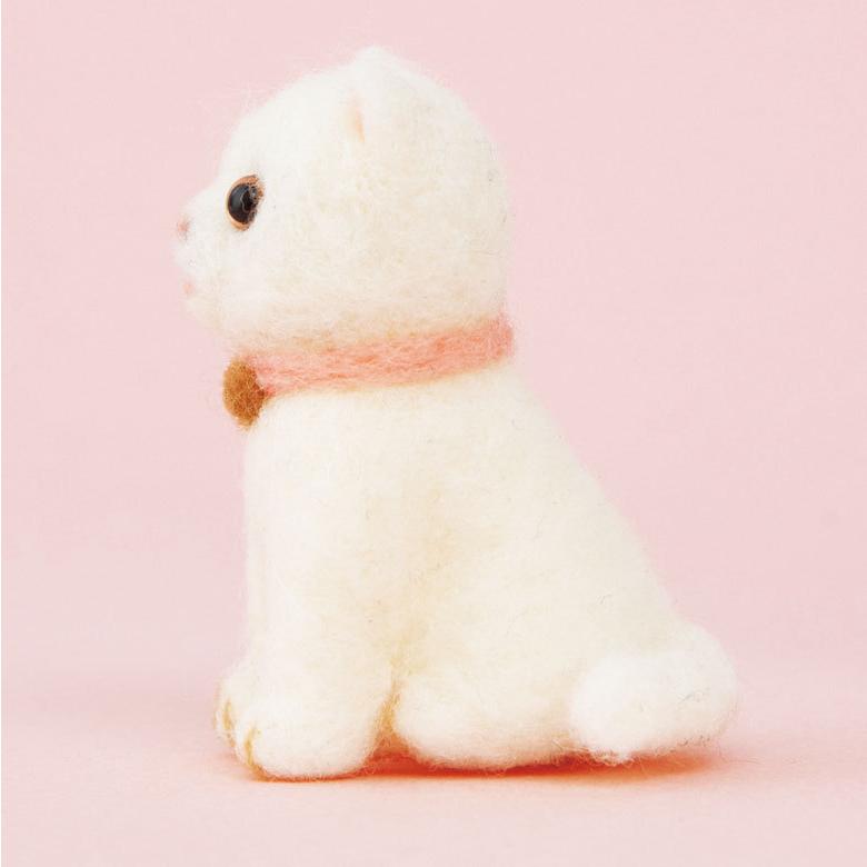 白ねこ 三毛猫 茶トラ猫 赤ちゃん 手作りキット フェルト手芸