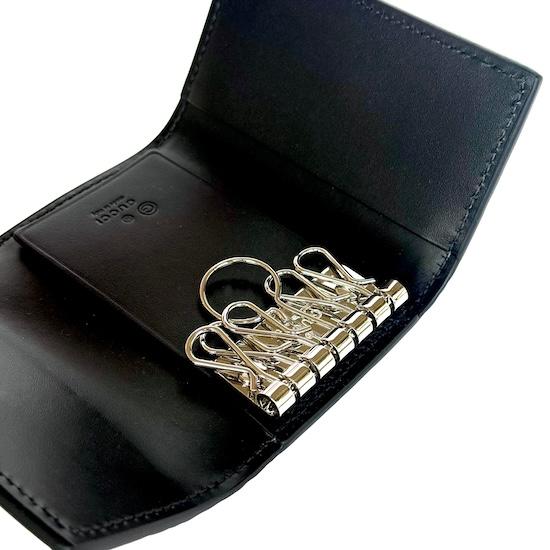 GUCCI（グッチ） 最新作! GUCCI 6連 キーケース グッチシマ ブラック