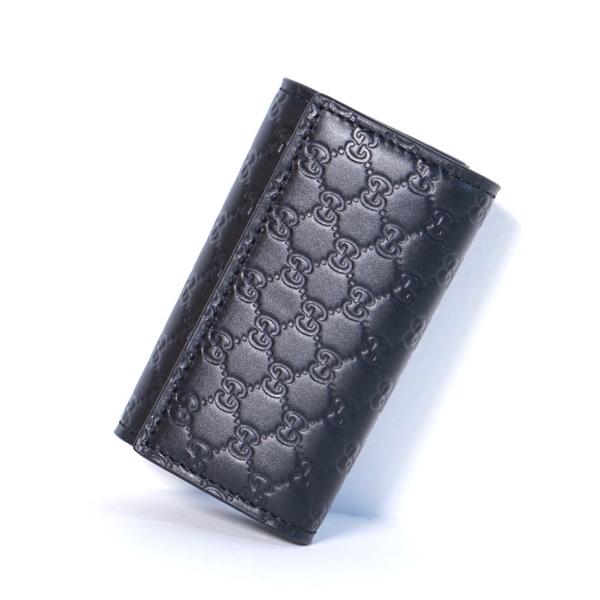 GUCCI（グッチ） キーケース マイクロ GGシマ 6連 ブラック 新品