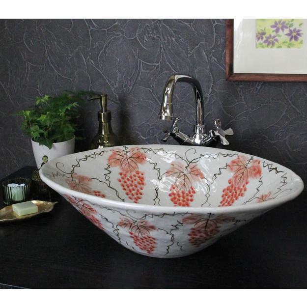 信楽焼 手洗い鉢 洗面ボウル 洗面ボール 陶器 手洗い器 洗面台