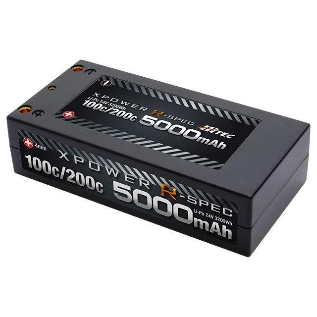 HiTEC（ハイテック） XPOWER R-SPEC バッテリー 7.4V 5000mAh 100C