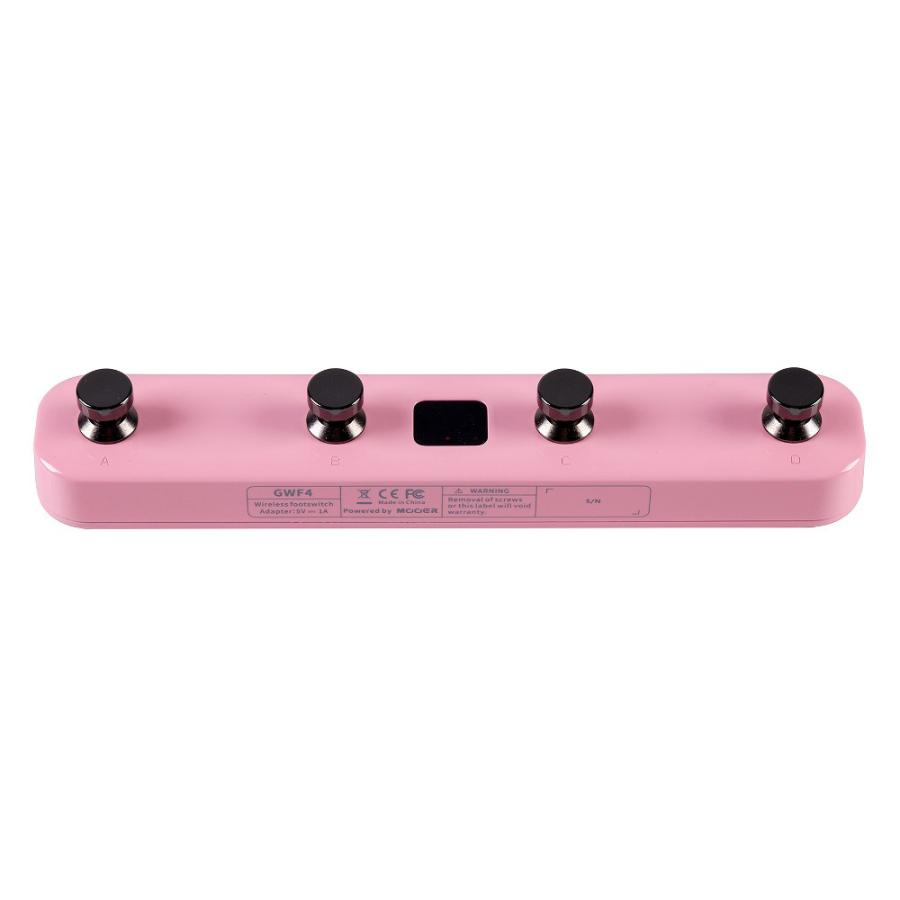 MOOER ムーア GWF4 Pink ワイヤレスフットスイッチ GTRS・Prime P1対応