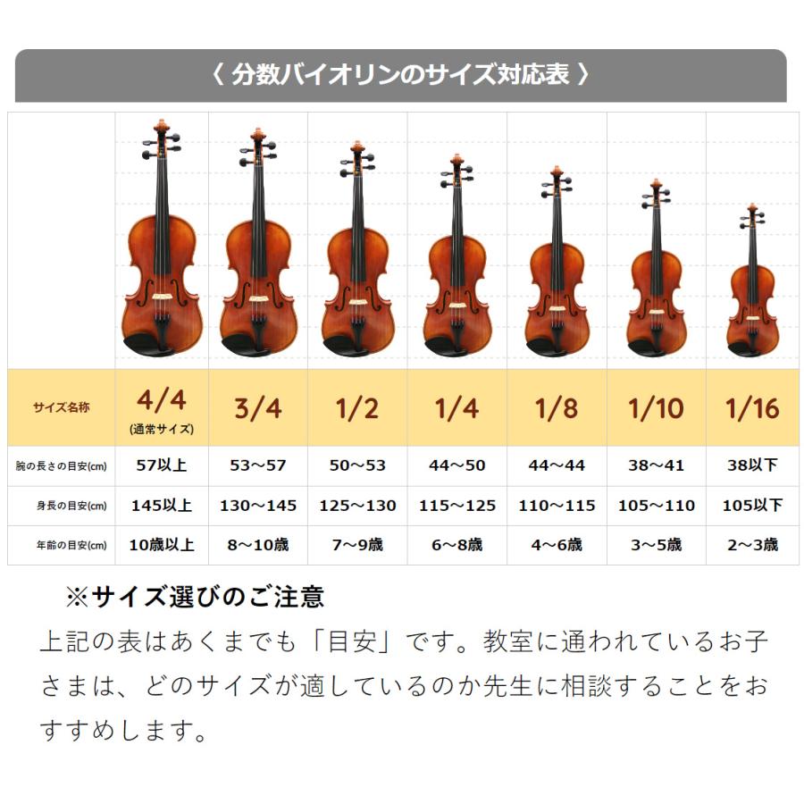 Eastman イーストマン SVL80 選べる分数バイオリン 初心者セット 4/4