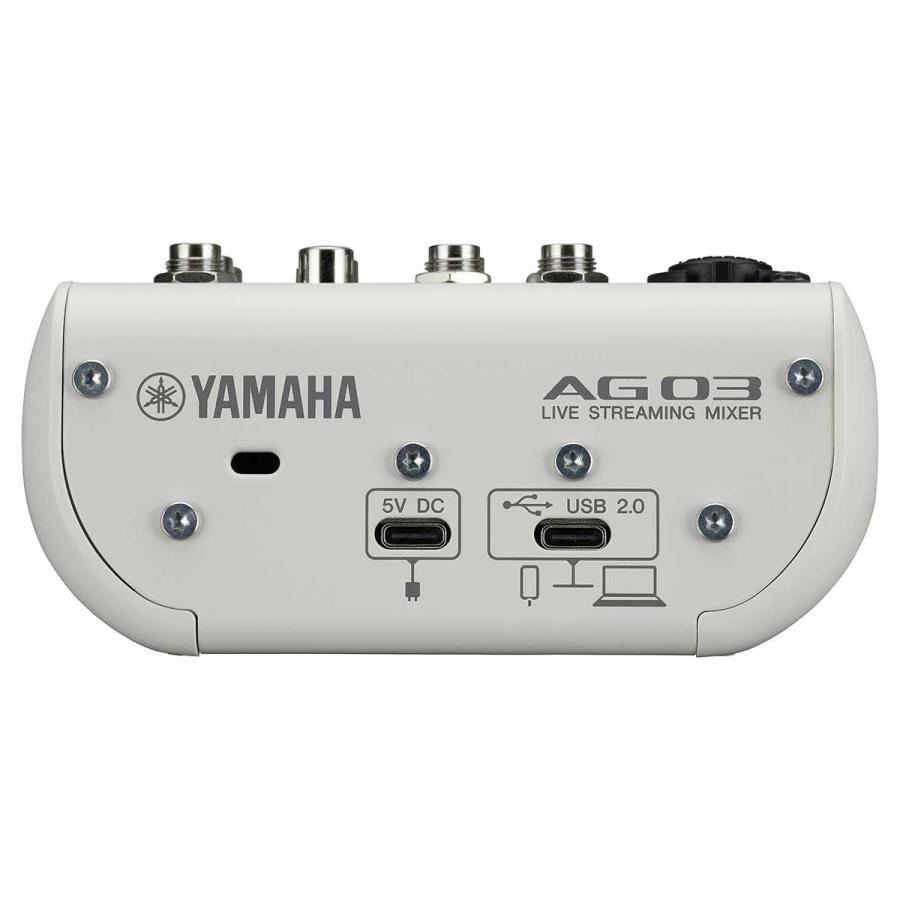 YAMAHA（ヤマハ） AG03 MK2 White（ホワイト） 配信用ミキサー
