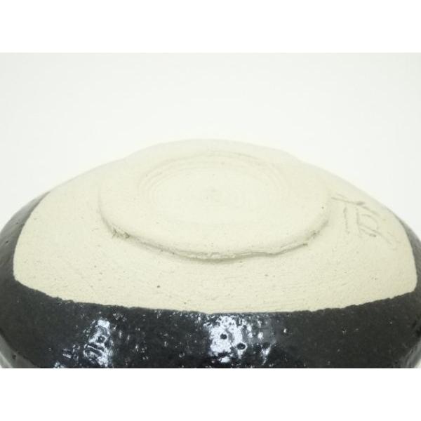 ys7015097; 佐藤重造造 黒織部茶碗（共箱）【道】 : kimono-Shinei