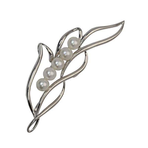 パール ブローチ パールブローチ 真珠ブローチ フォーマル 本真珠