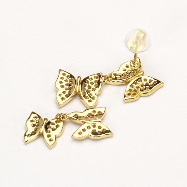 ピアス ゴールド スタッドピアス 18金 k18 18k イエローゴールド