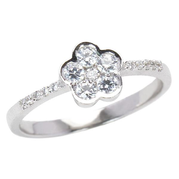 15mm大粒 真珠フラワーデザインリング ダイヤ プラチナ製 15mm大粒