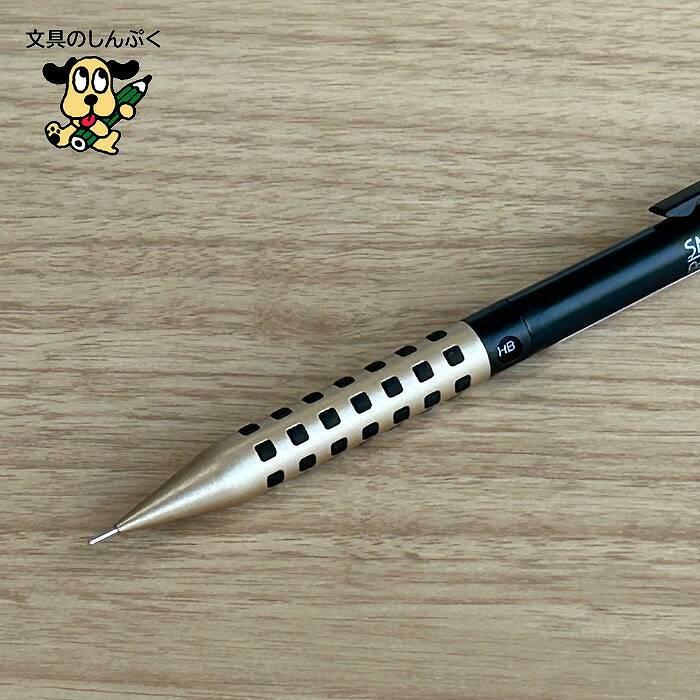数量 限定 シャープペン スマッシュ 0.3 ゴールドブラック 0.3mm Q1003