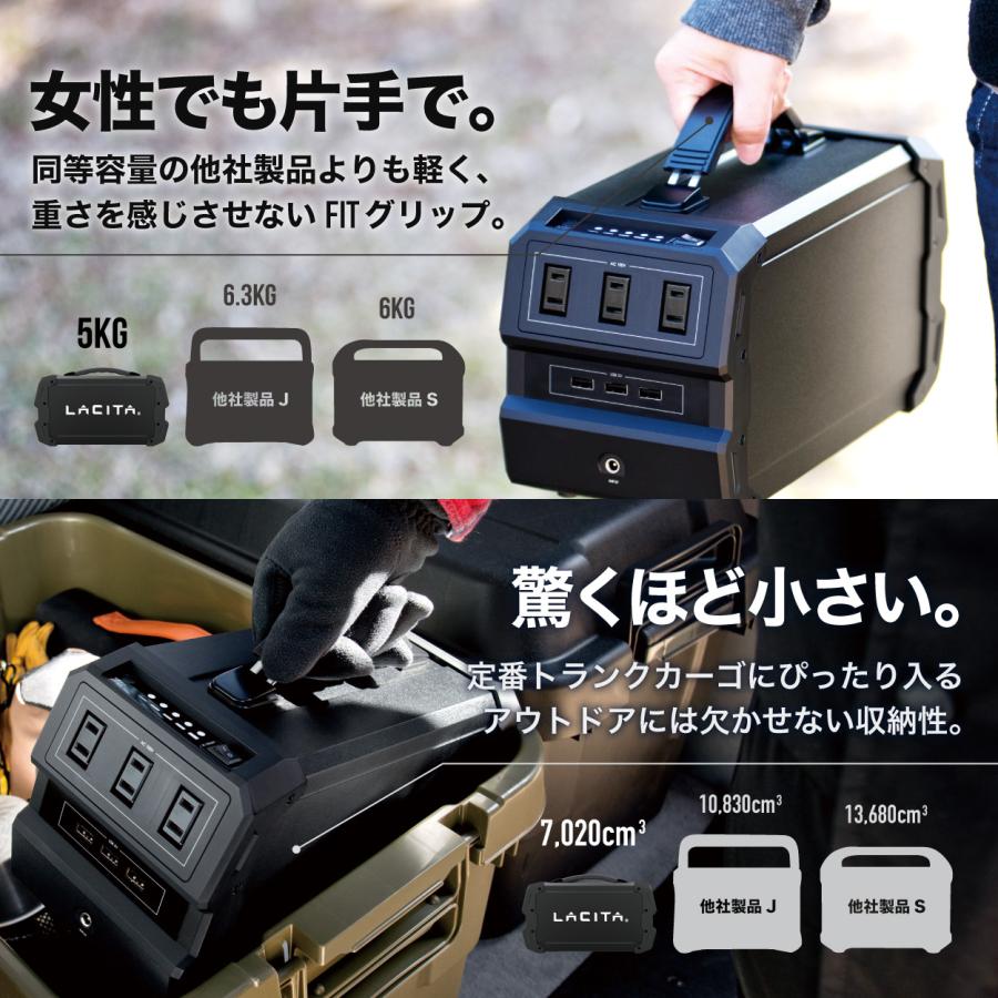 LACITA ポータブル電源 防水 規格 エナーボックス ENERBOX-SP : LACITA