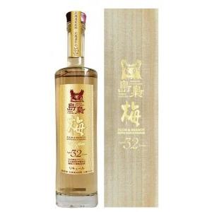 北海道限定 箱付き 長期熟成 ブランデー 仕込み 梅酒 島梟 梅 32年