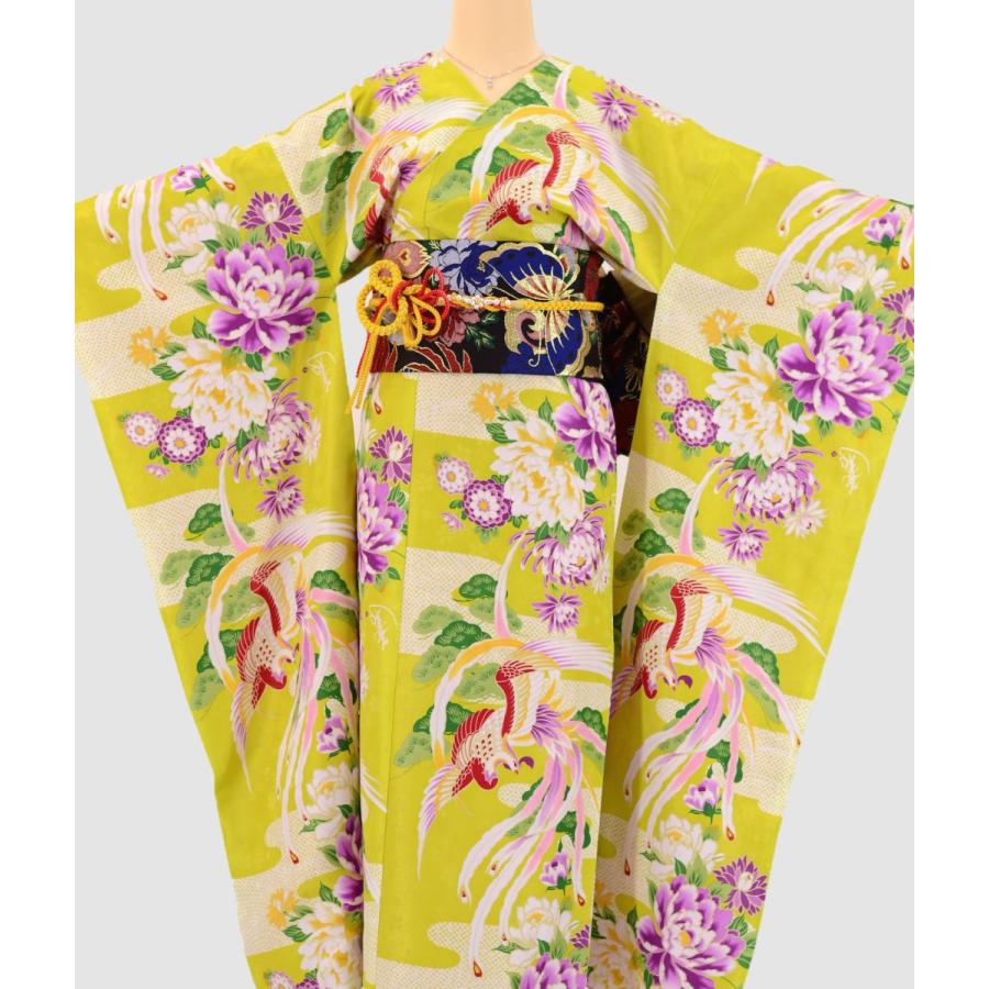 振袖 3点セット 成人式 簡単 着付け不要 着崩れしない 仕立て上がり