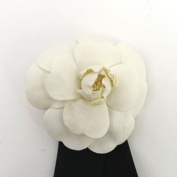 CHANEL（シャネル） カメリア フラワー リボン コサージュ ブローチ