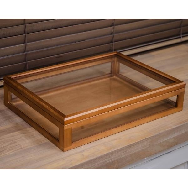 コレクションケース ガラス 大サイズ フレーム木製 ディスプレイケース