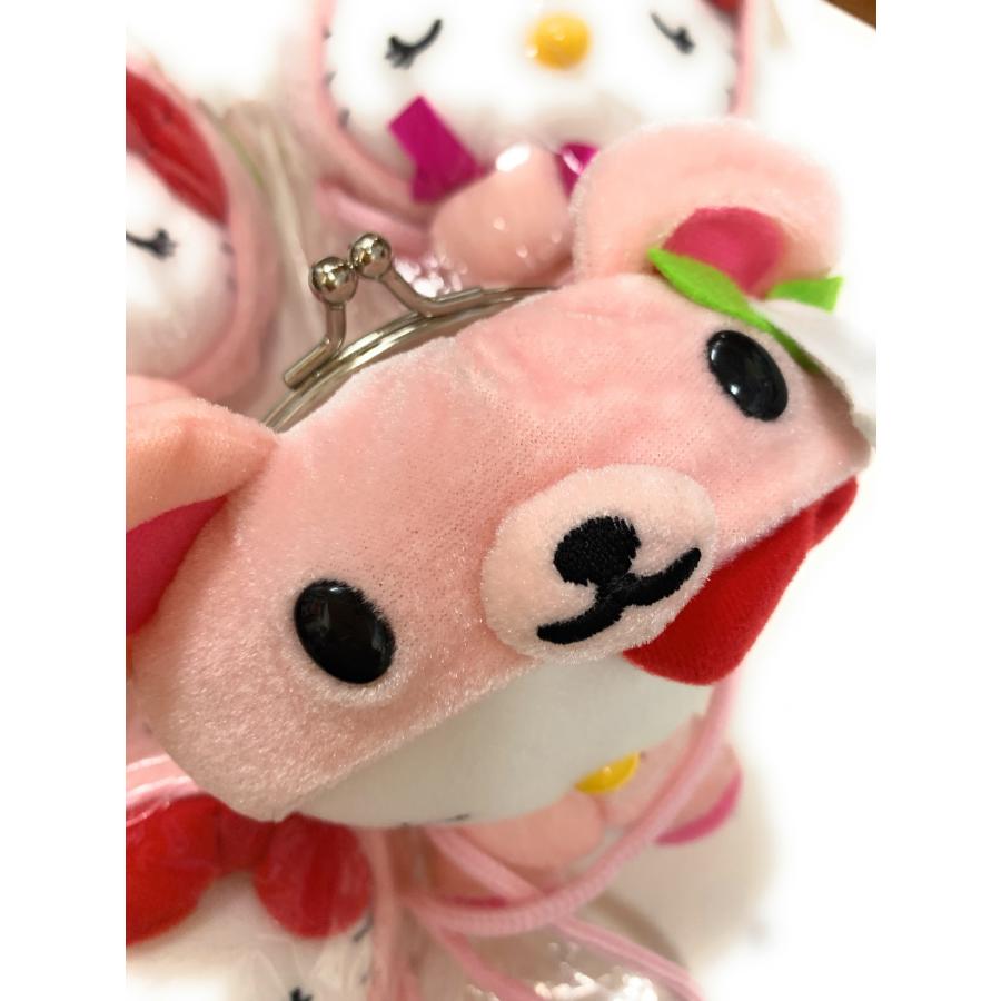 ご当地キティ 北海道限定 すずらんベアキティ 眠りぬいぐるみ がま口