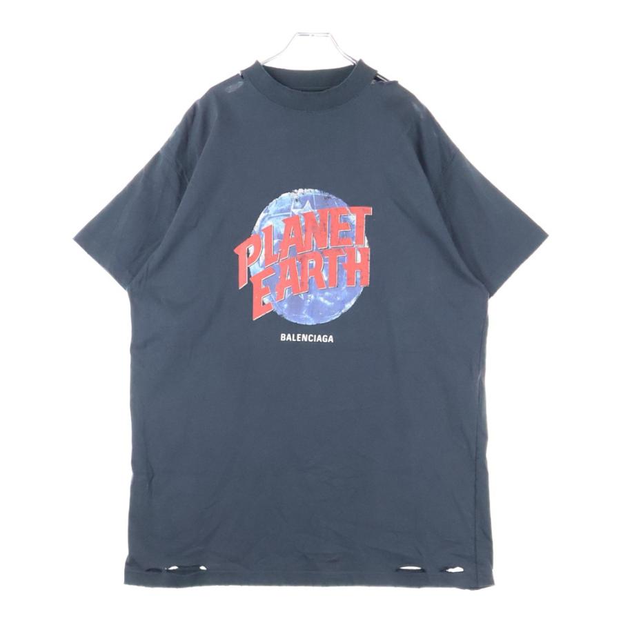 BALENCIAGA（バレンシアガ） PRANET EARTH OVERSIZED T-SHIRT ダメージ