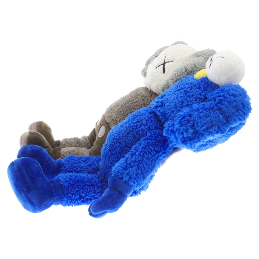 KAWS OriginalFake カウズ オリジナルフェイク クッション 青 KAWS