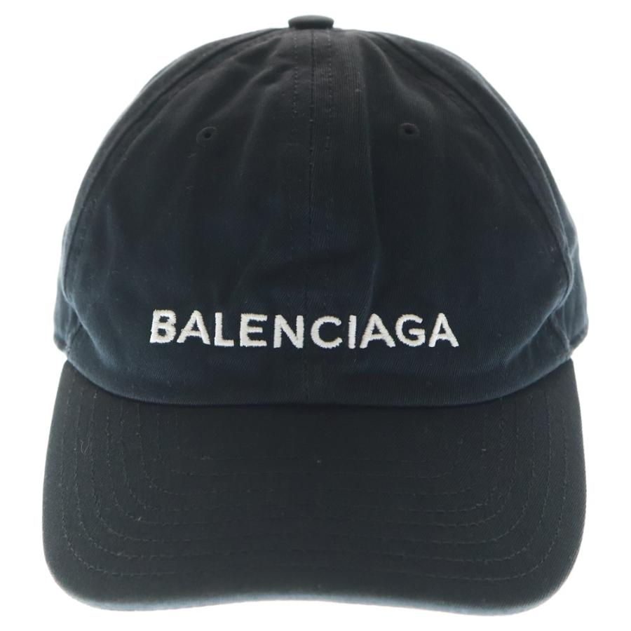 BALENCIAGA（バレンシアガ） ロゴ刺繍 6パネル ベースボールキャップ