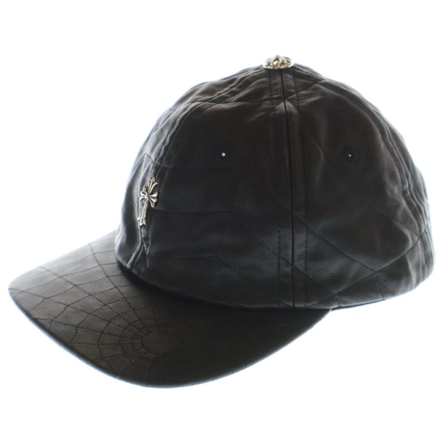 CHROME HEARTS（クロムハーツ） CH CRS LEATHER SPIDER CAP CHクロス付