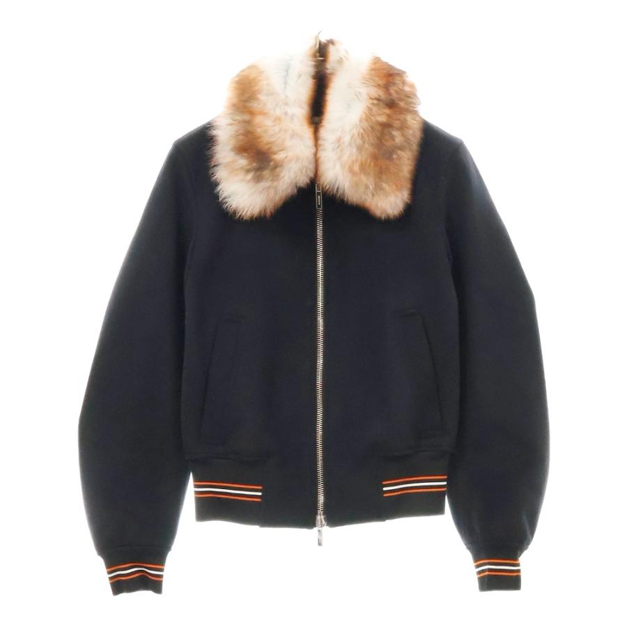 Dior Hommeディオールオム 09awモヘヤ混ラップブルゾン44◇ブラック