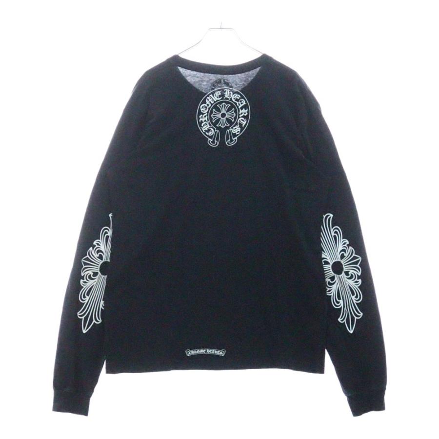 CHROME HEARTS（クロムハーツ） Neck Logo Floral Cross L/S Tee