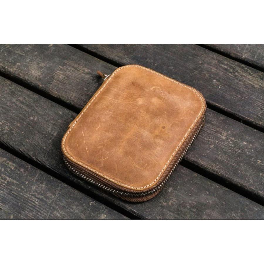 Galen Leather ガレンレザー クレイジーホース ブラウン ペンケース 10
