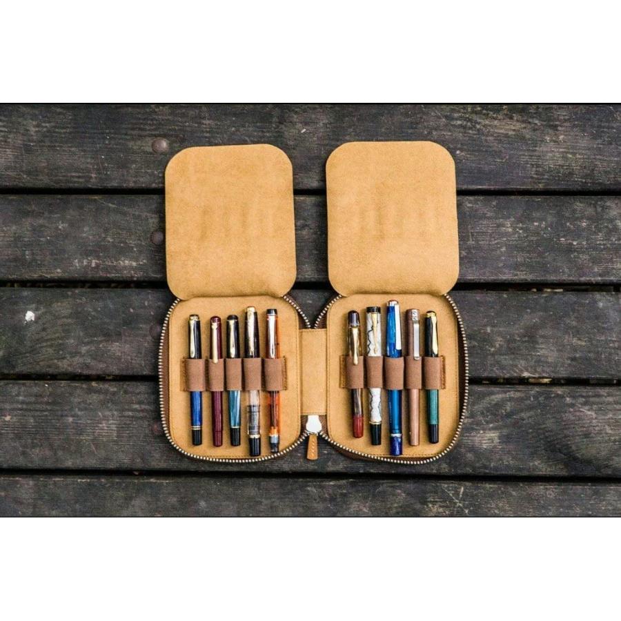 Galen Leather ガレンレザー クレイジーホース ブラウン ペンケース 10