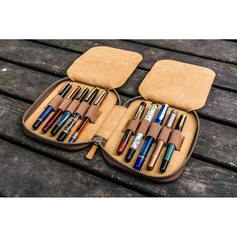 Galen Leather ガレンレザー クレイジーホース ブラウン ペンケース 10