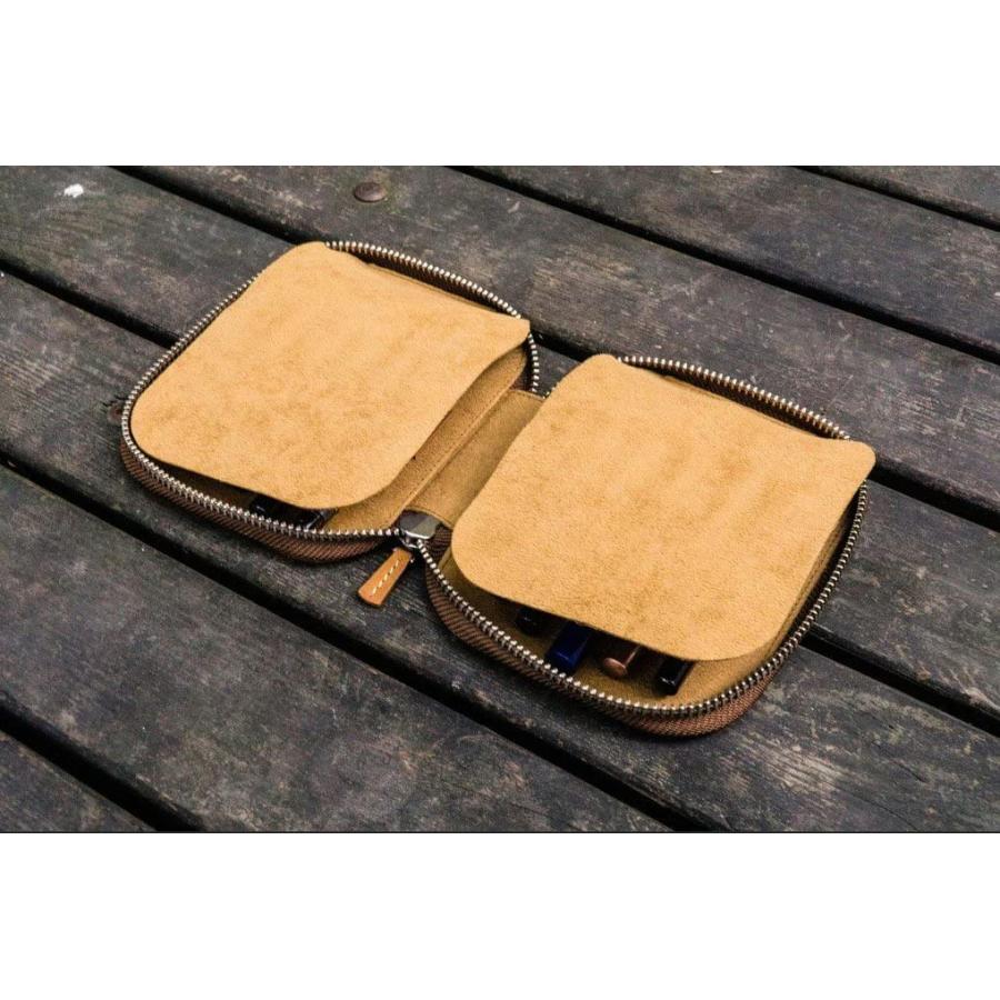 Galen Leather ガレンレザー クレイジーホース ブラウン ペンケース 10