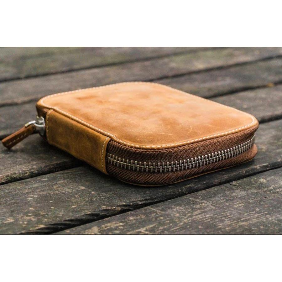 Galen Leather ガレンレザー クレイジーホース ブラウン ペンケース 10