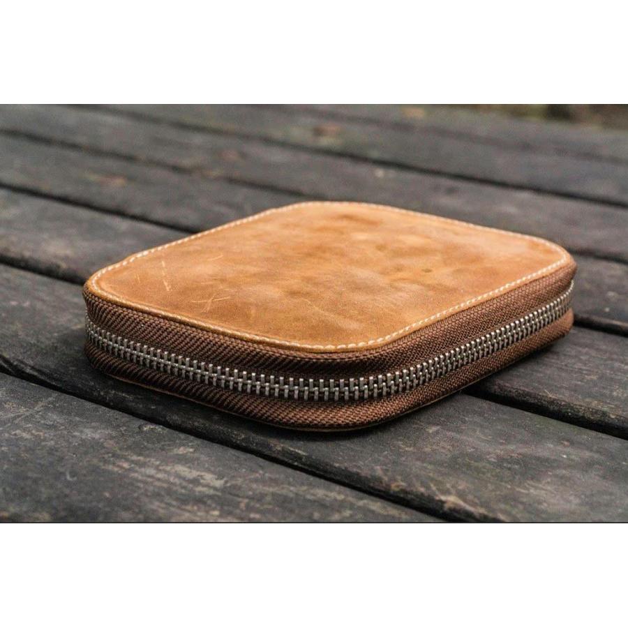 Galen Leather ガレンレザー クレイジーホース ブラウン ペンケース 10