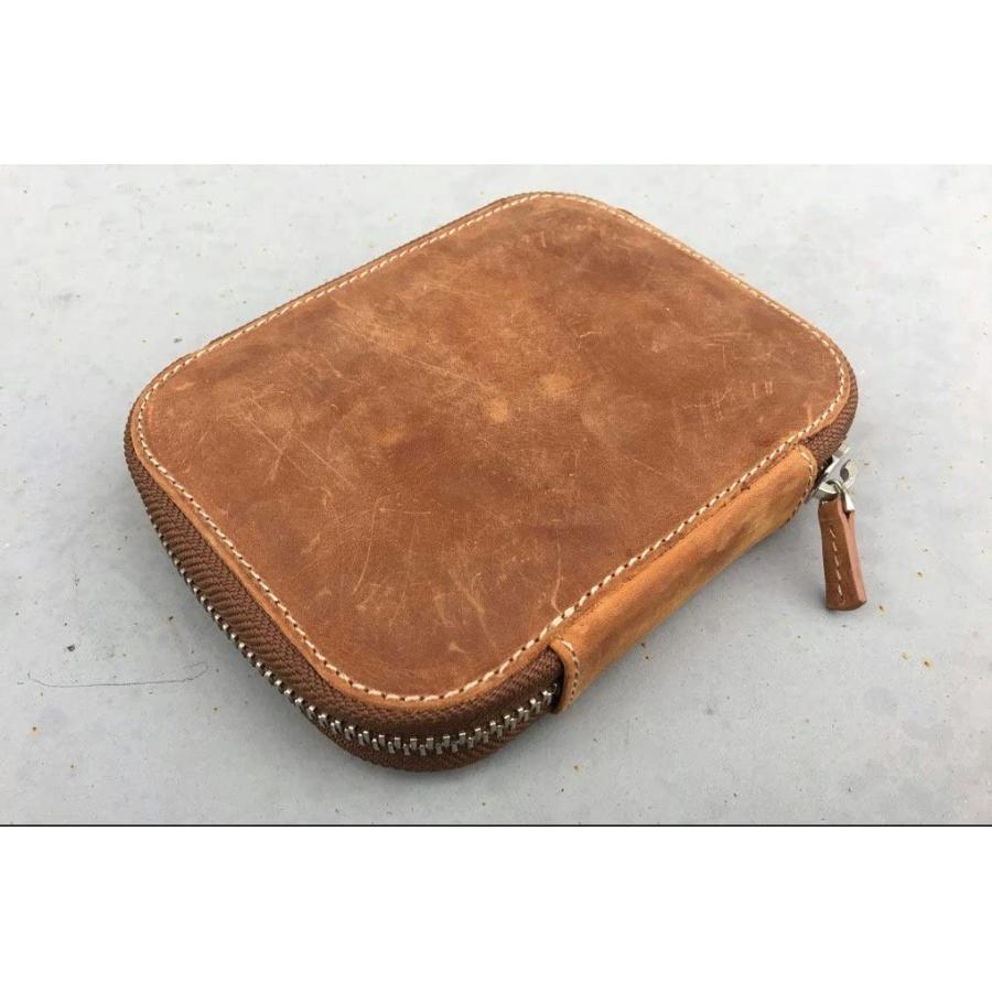 Galen Leather ガレンレザー クレイジーホース ブラウン ペンケース 10