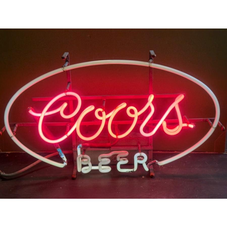 希少品 レトロ 昭和 USA GHN Neon社製 coors ネオン看板 ジャンク品