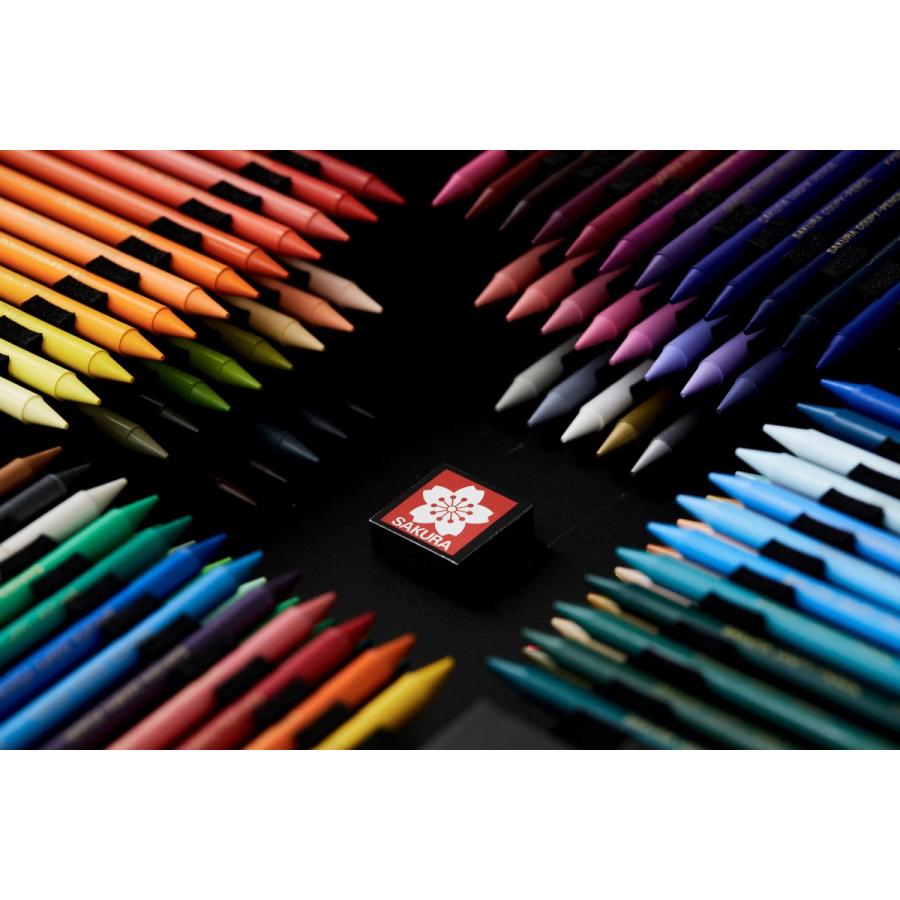 サクラクレパス クーピーペンシル 100色 ブラックパッケージ