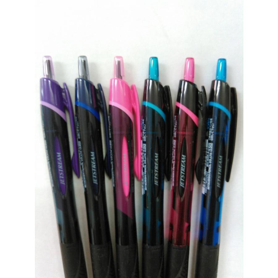 ジェットストリーム 新色3本と前回の限定色 3本の6本セット