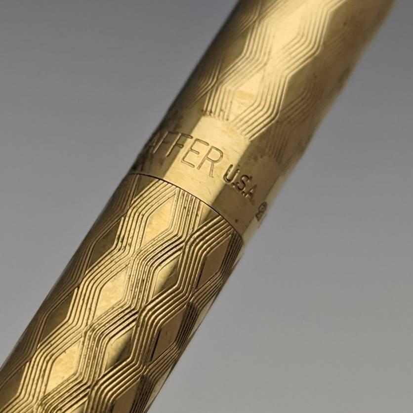 米国ヴィンテージ シェーファー 万年筆 ゴールドプレート ・ボールペン