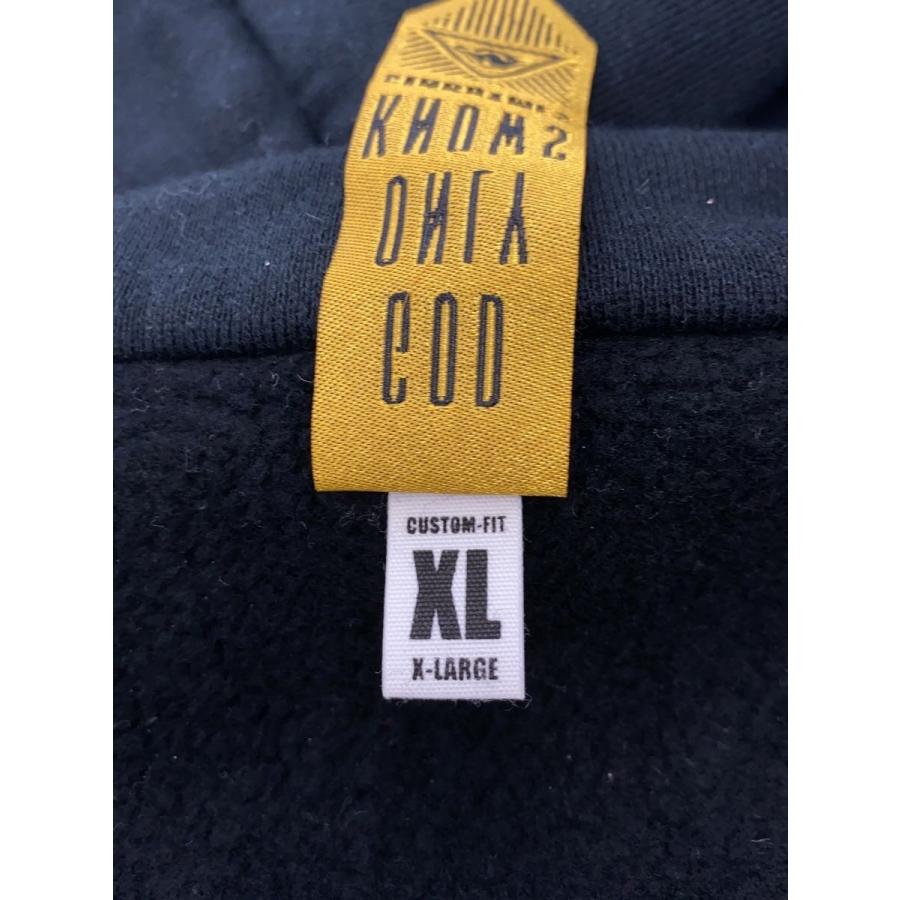 GOD ONLY KNOWS◇ジップパーカー/XL/コットン/BLK// : セカンド