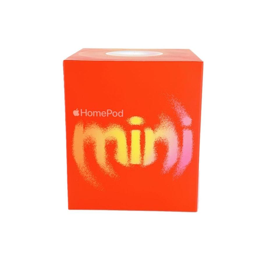 Apple】Pod mini オレンジ 箱・付属品あり HomePod mini - Orange - Apple