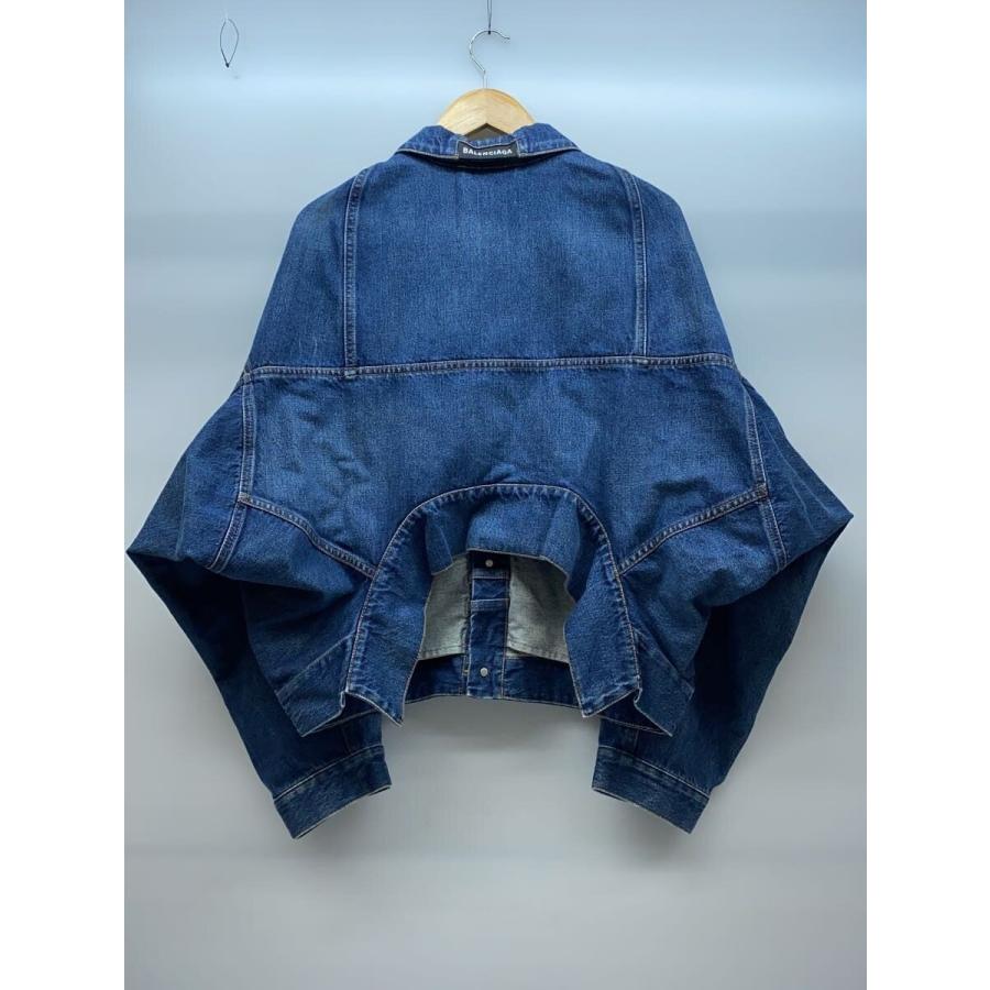 BALENCIAGA◇22AW/FW/アップサイドダウンデニムジャケット/Gジャン/36