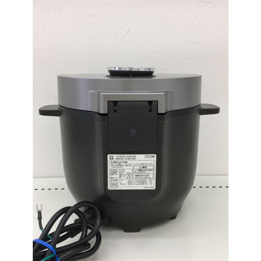 12.RICE COOKER 取扱説明書 MN-RC12-WH/BK 炊飯器 本体はありません