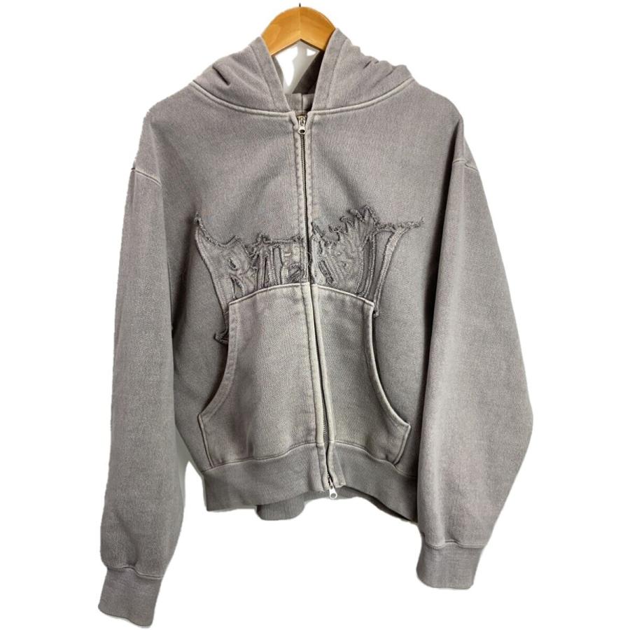 bless u ジップパーカー BLESS U◇ジップパーカー/M/コットン/GRY