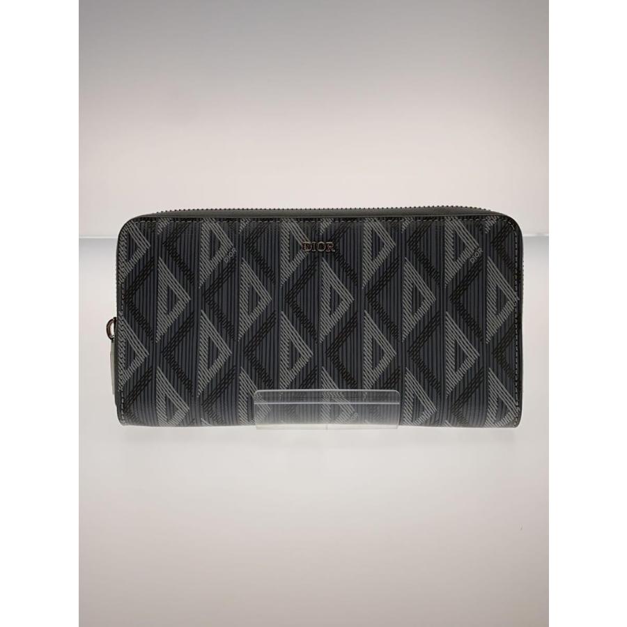 Christian Dior◇長財布/レザー/GRY/総柄/メンズ/2ESBC252DCO