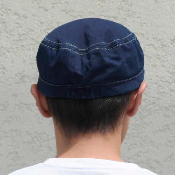 藍染め ワークキャップ インディゴ CAP 帽子 ミリタリー プレゼント